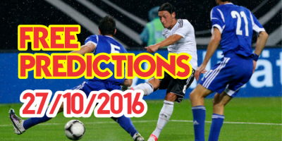 27102016-Free Football predictions